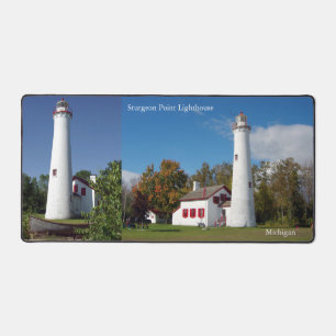 Sturgeon Point Lighthouse Desk Mat
