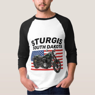 STURGIS SOUTH DAKOTA BIKER MOTORCYCLIST T-SHIRTS