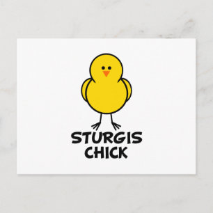 Sturgis South Dakota Chick Postcard