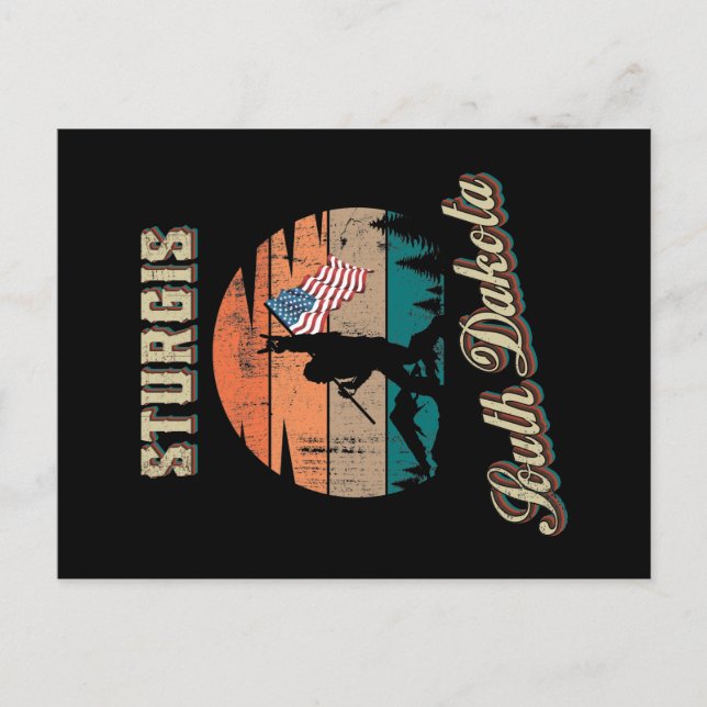 Sturgis South Dakota Postcard (Front)