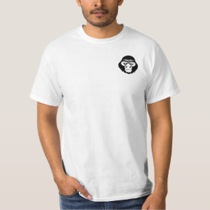 Sturn Looking Gorrila Emoji Logo Customizable T-Shirt