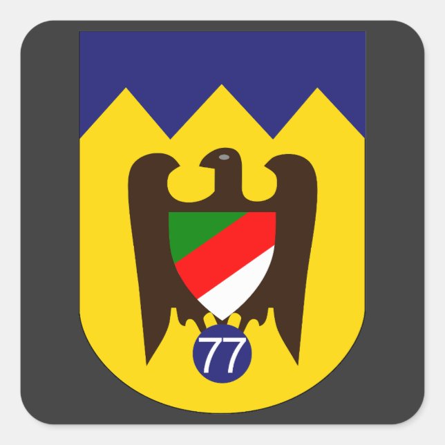 Sturzkampfgeschwader 77 (StG 77) Emblem Square Sticker (Front)