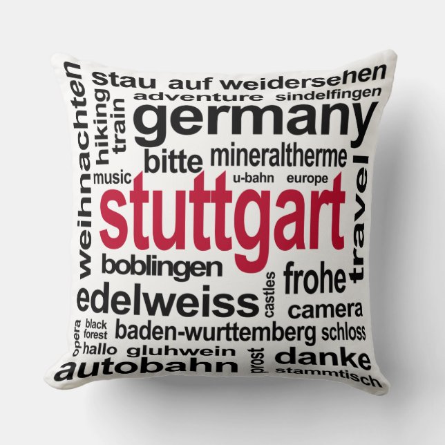 Stuttgart accent pillow (Front)