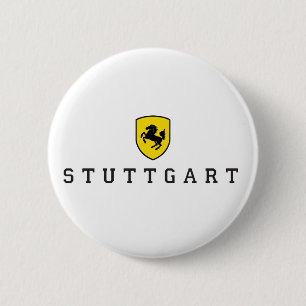 Stuttgart Crest Stuttgarter Wappen 6 Cm Round Badge