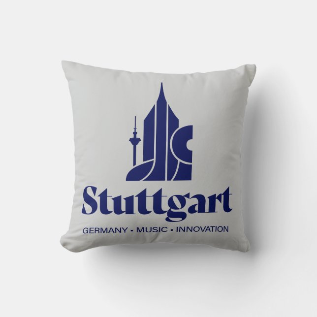 Stuttgart Germany Europe Cushion (Front)