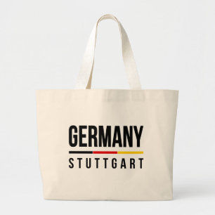 Stuttgart Germany Large Tote Bag