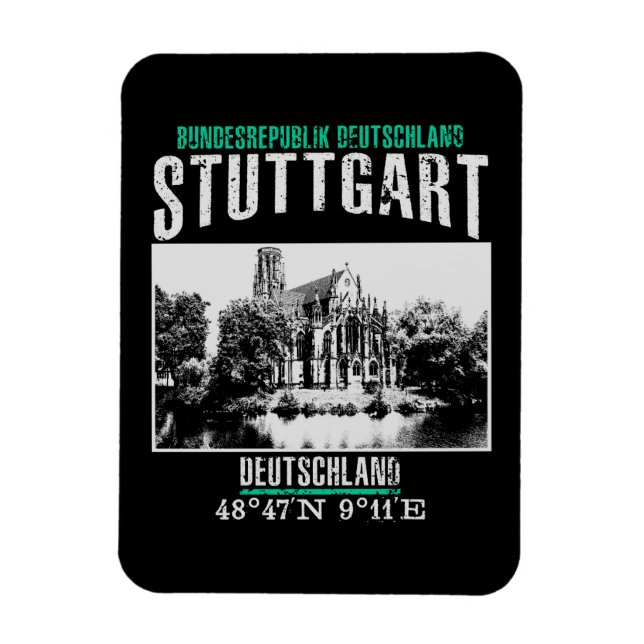 Stuttgart Magnet (Vertical)