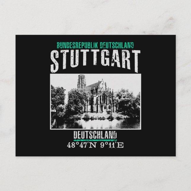 Stuttgart Postcard (Front)