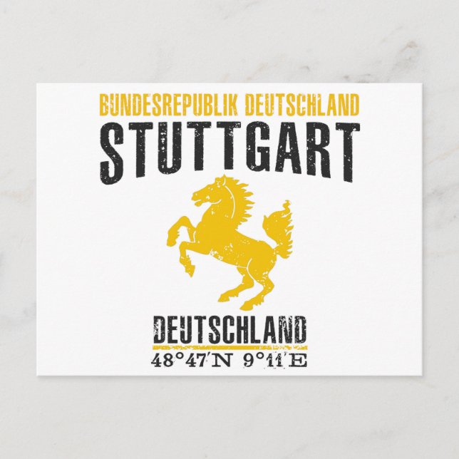 Stuttgart Postcard (Front)