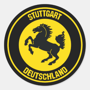 Stuttgart Round Emblem Classic Round Sticker