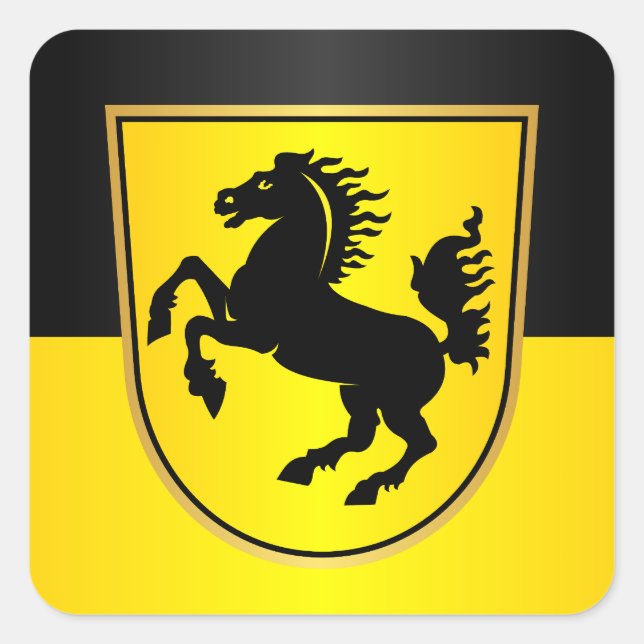 Stuttgart Square Sticker (Front)