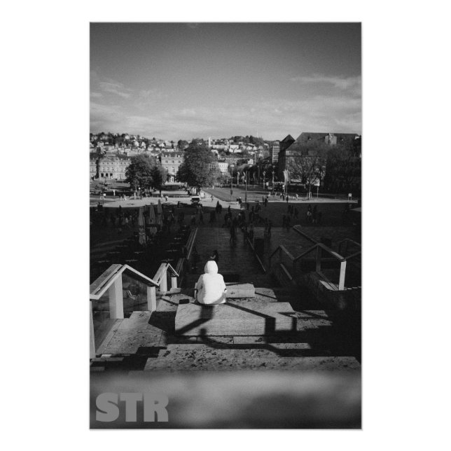 Stuttgart view poster (Front)