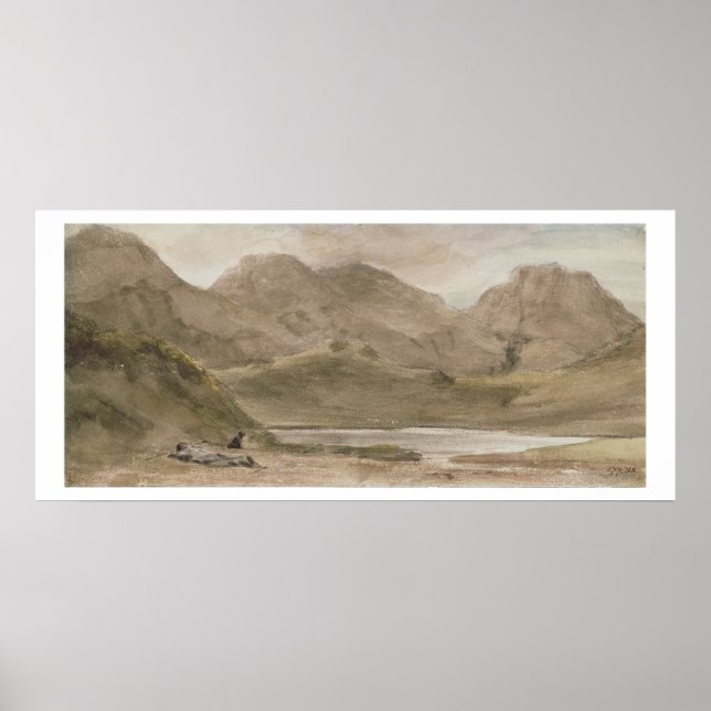 Sty Head Tarn, 12th October 1800 Poster (Front)