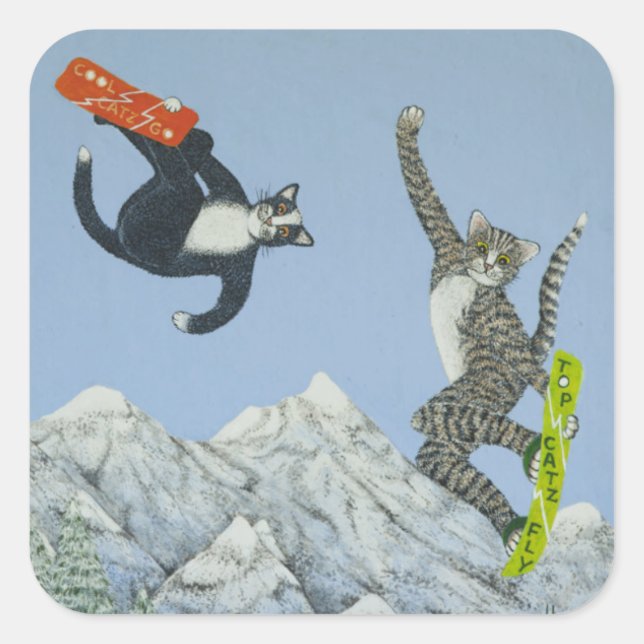 Style and ability square sticker (Front)