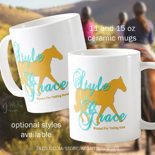 Style and Grace Missouri Fox Trotting Horse Coffee Mug