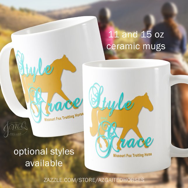 Style and Grace Missouri Fox Trotting Horse Coffee Mug (Style and Grace Missouri Fox Trotting Horse Coffee Mug)