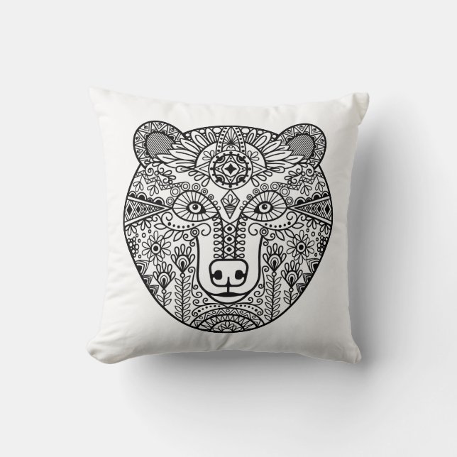 Style Bear Head Cushion (Front)