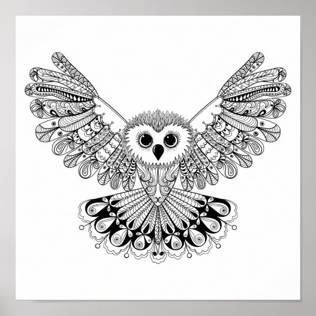 Style Black Owl 2 Poster (Front)