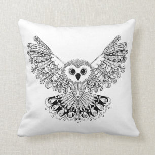 Style Black Owl Cushion