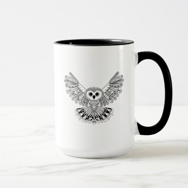 Style Black Owl Mug (Right)