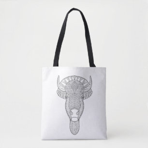 Style Bull Head 2 Tote Bag