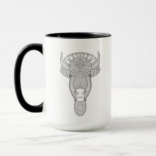 Style Bull Head Mug