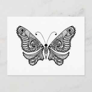 Style  Butterfly Postcard