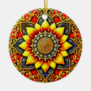 Style: Ceramic Circle Ornament Bring a lot more ho