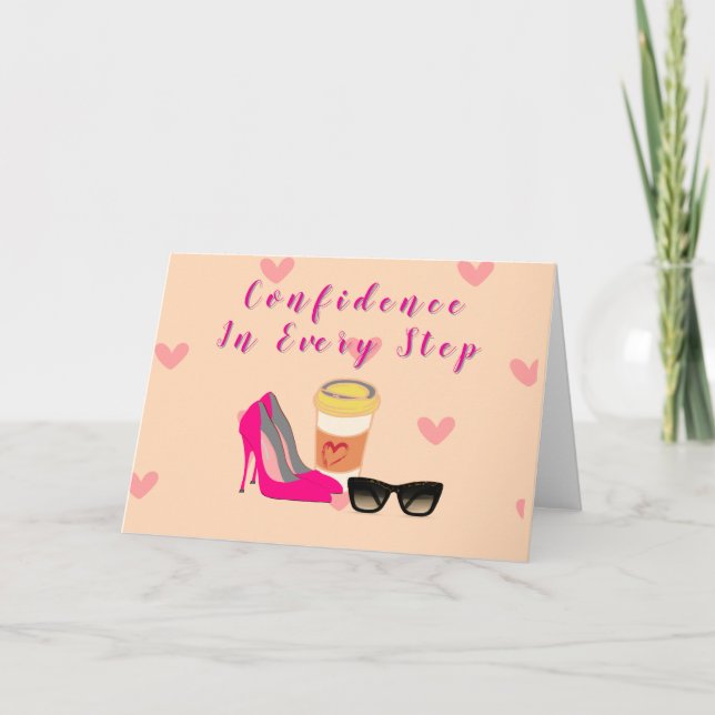 Style & Confidence Folded Note Card (Front)