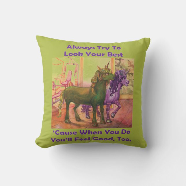 Style & Cuprum – Looking Good Pillow (Front)