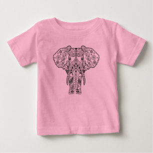 Style Elephant Baby T-Shirt