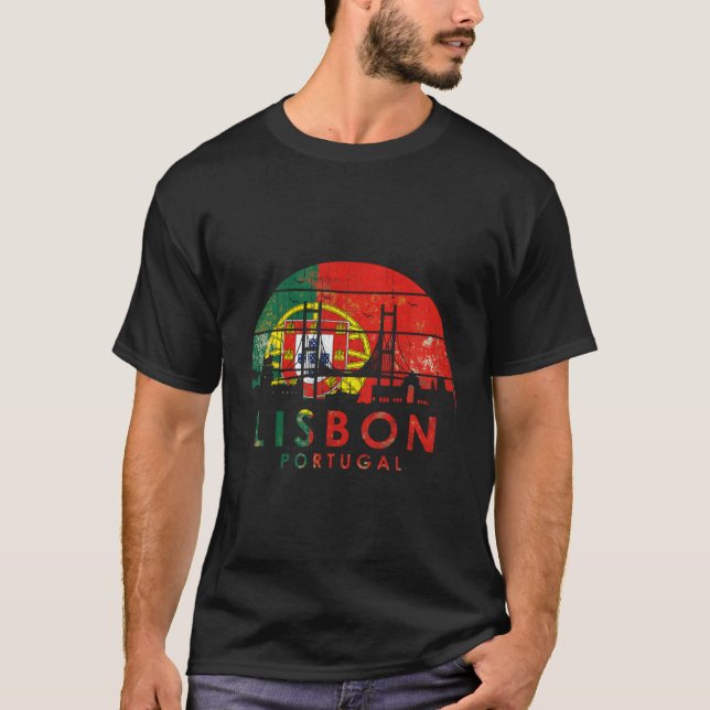 Style Landscape Capital Lisbon Portugal T-Shirt (Front)