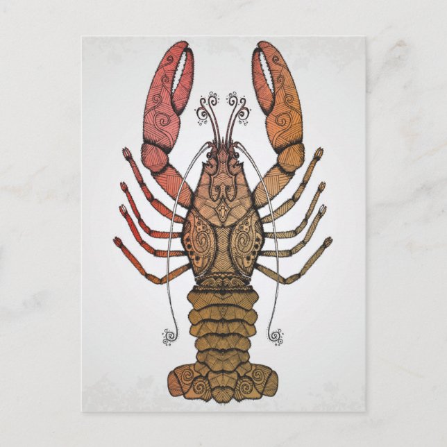 Style Lobster Postcard (Front)