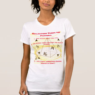 'Style' Red White  'Realisations during Pandemic' T-Shirt