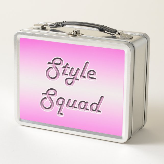Style Squad Metal Lunch Box (Front)