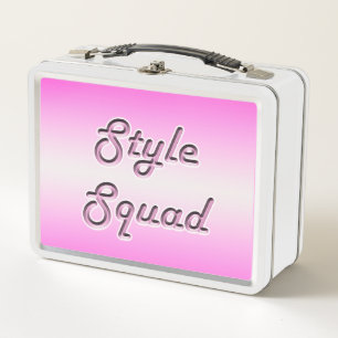 Style Squad Metal Lunch Box