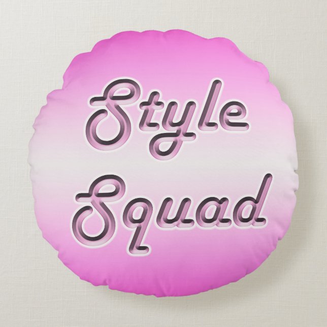 Style Squad Round Cushion (Front)