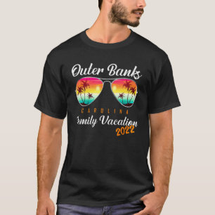 Style Sunglasses Family Vacation Carolina Outer Ba T-Shirt
