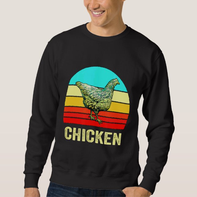 Style Sunset Chicken   Sweatshirt (Front)