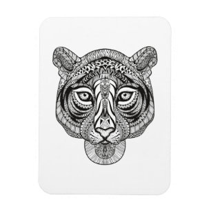Style Tiger Magnet