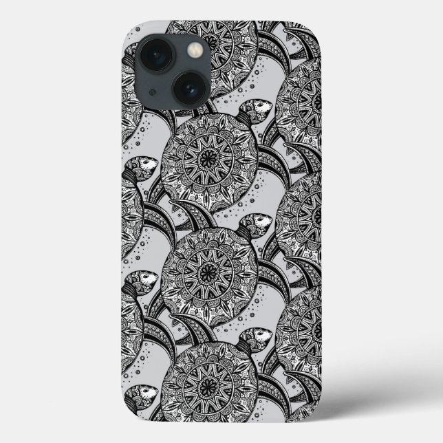 Style Turtle Pattern Case-Mate iPhone Case (Back)