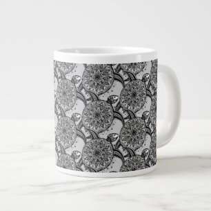 Style Turtle Pattern Large Coffee Mug