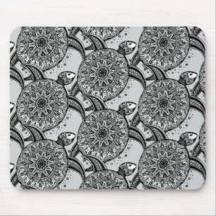 Style Turtle Pattern Mouse Pad