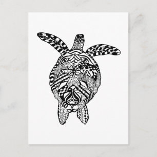 Style Turtle Postcard