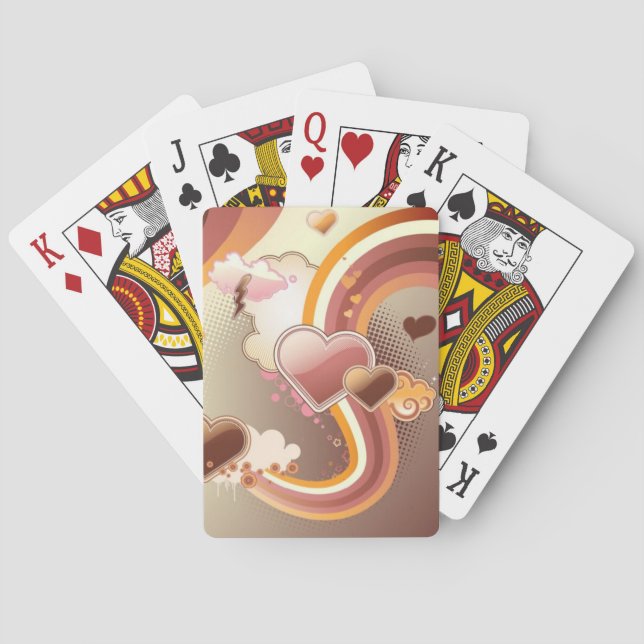 Styled design background playing cards (Back)