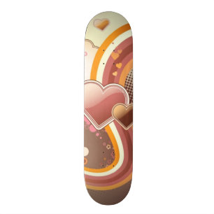 Styled design background skateboard
