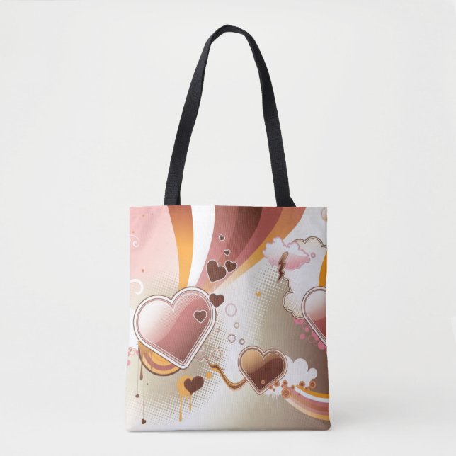 Styled design background tote bag (Front)