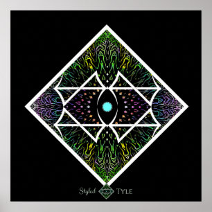 Styled Tyle Prism Poster