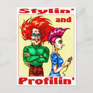 Stylin' & Profilin' Postcard