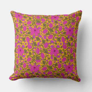 Stylin' Tulips - Pink and Honey Cushion